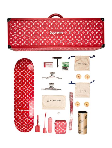 supreme louis vuitton deck price|Skateboard Deck Monogram Red .